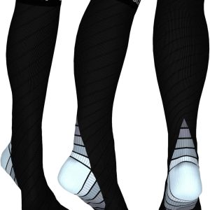 Physix Gear Compression Socks 20-30 mmHg - Men & Women - Running, Nurses, Shin Splints, Flight, Travel